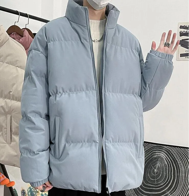 2023 Winter Padded Parka Thicken Warm Fashion Streetwear Loose Coat Male Youth New In Woman Bubble Autumn Casual Oversize Jacket