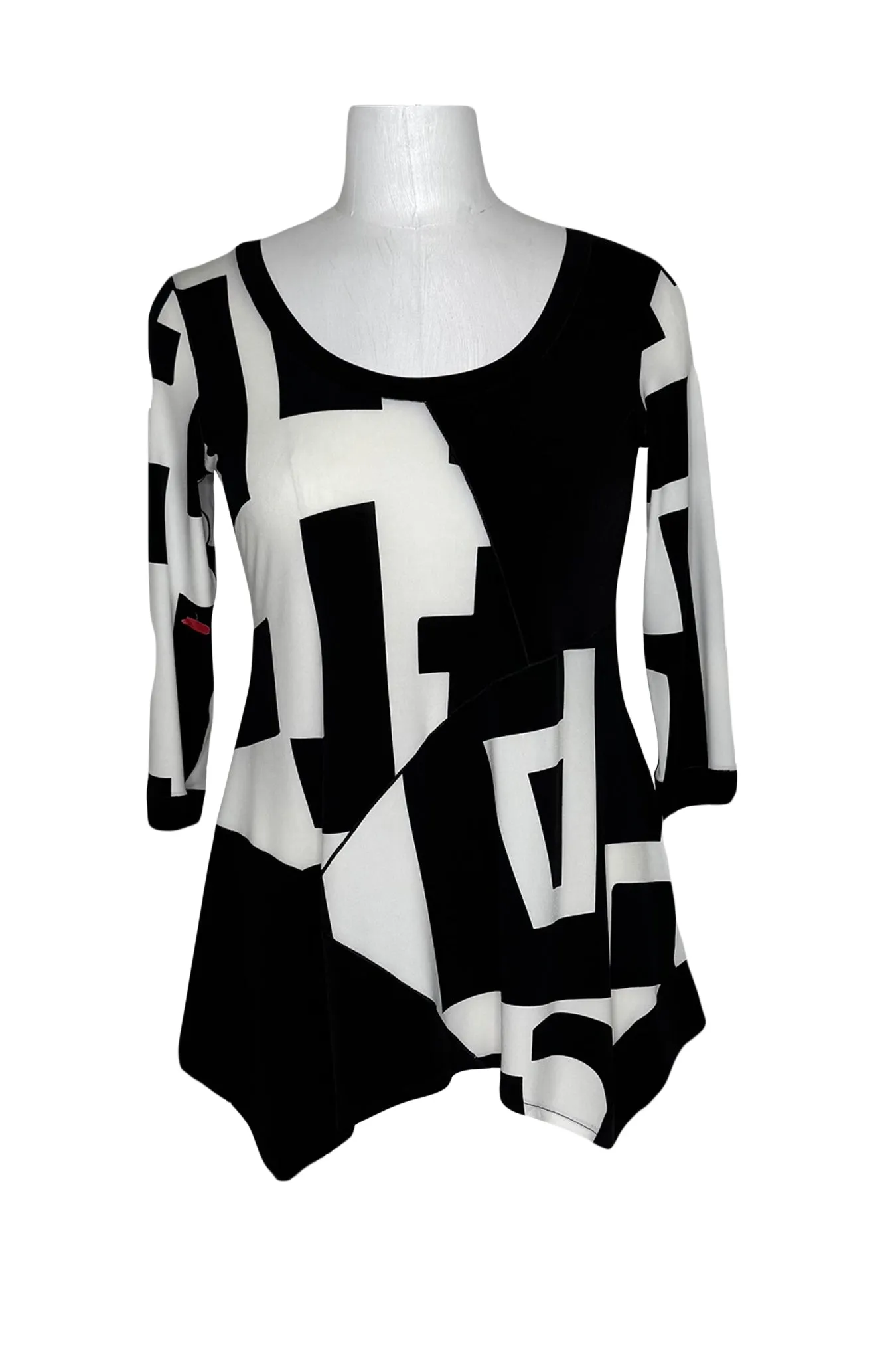 3/4 sleeve boho tunic
