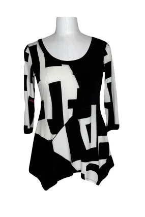 3/4 sleeve boho tunic