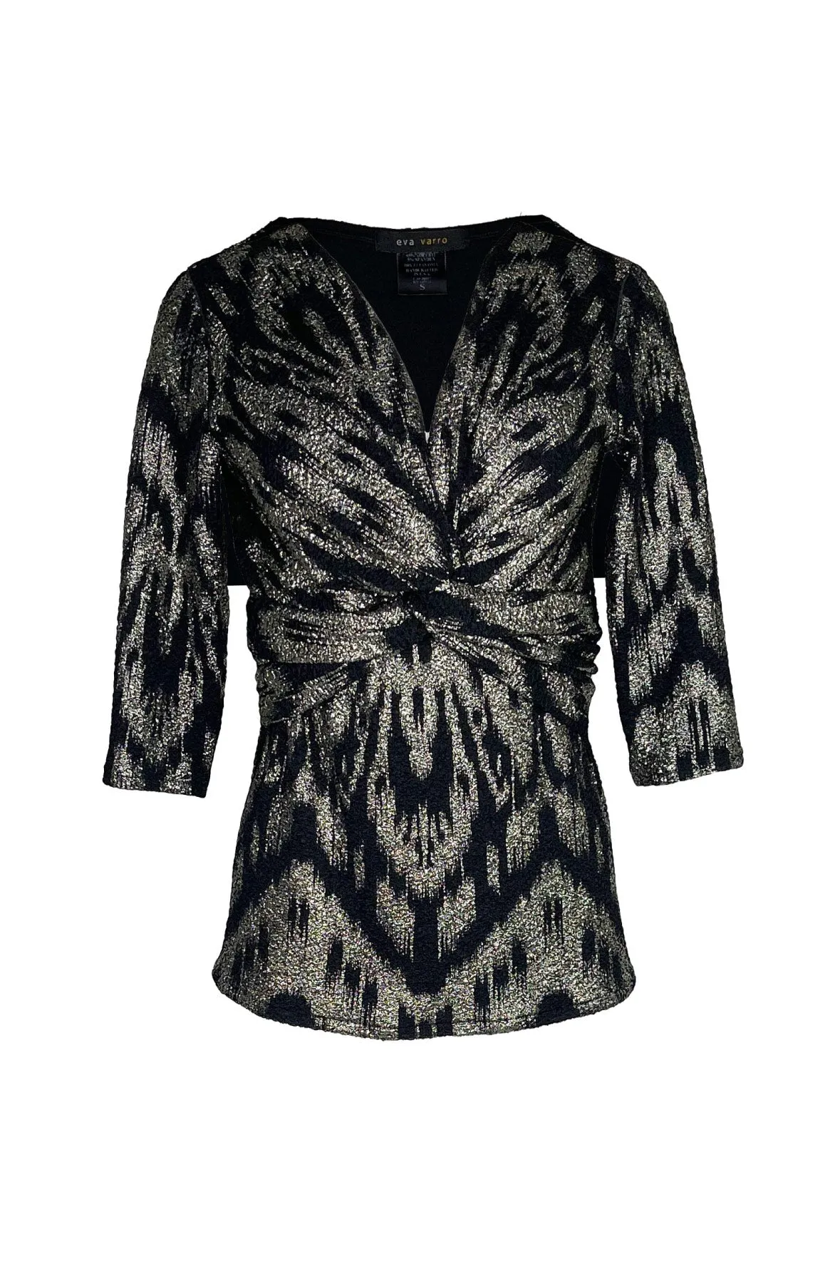 3/4 SLV Twist V Top