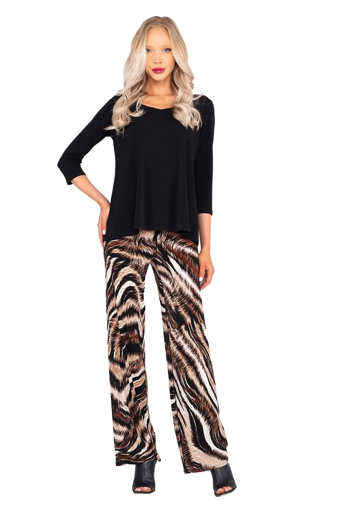 A Line V Neck Easy Fit Top