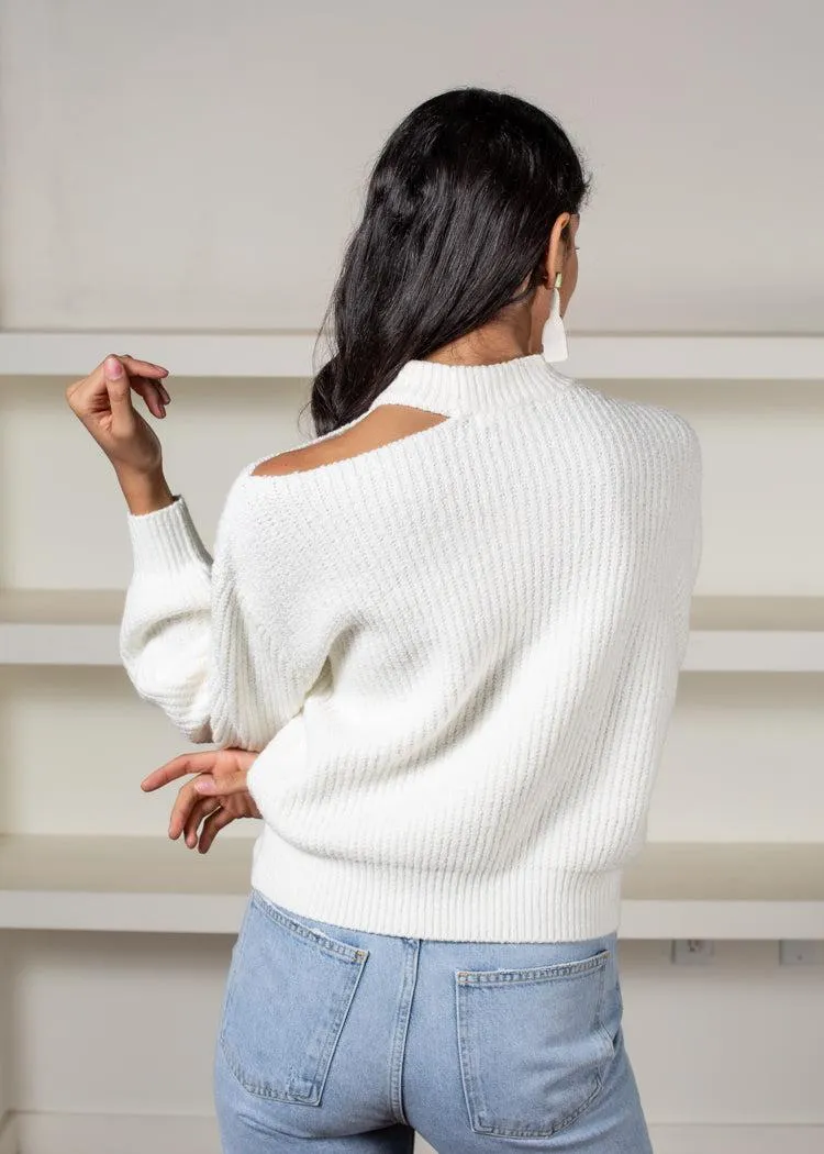 BB Dakota Cold Shoulder Sweater