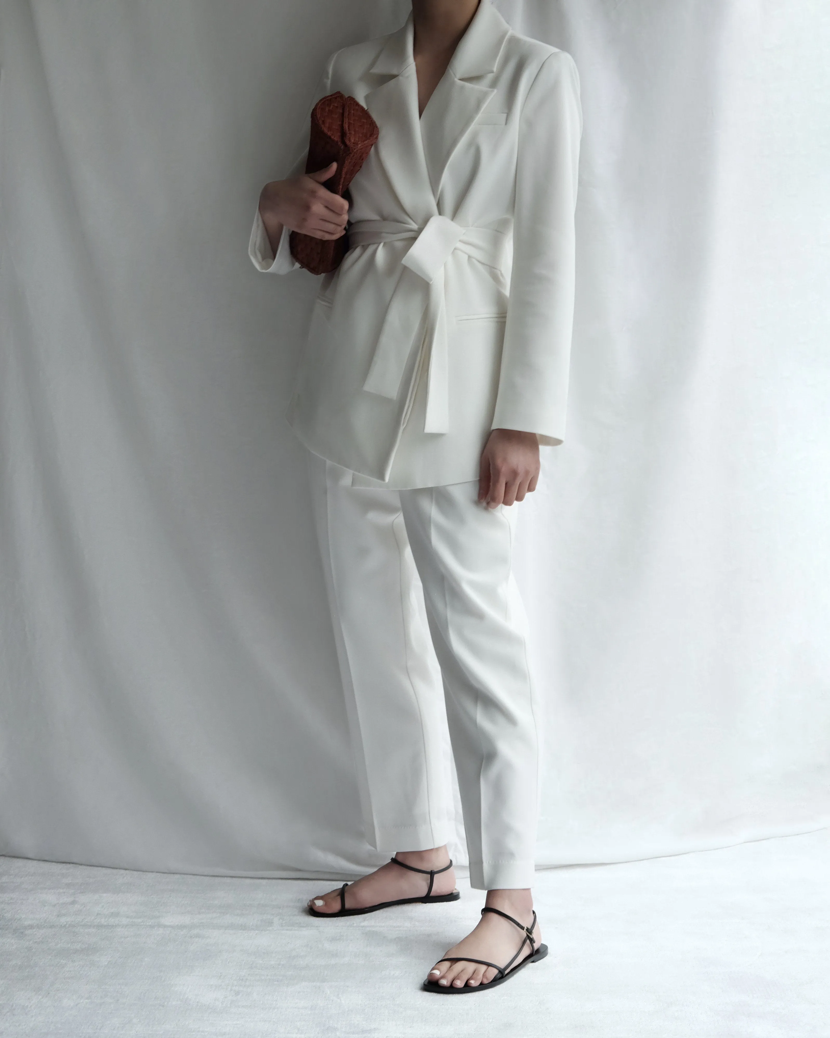 Blair Tie-Front Blazer