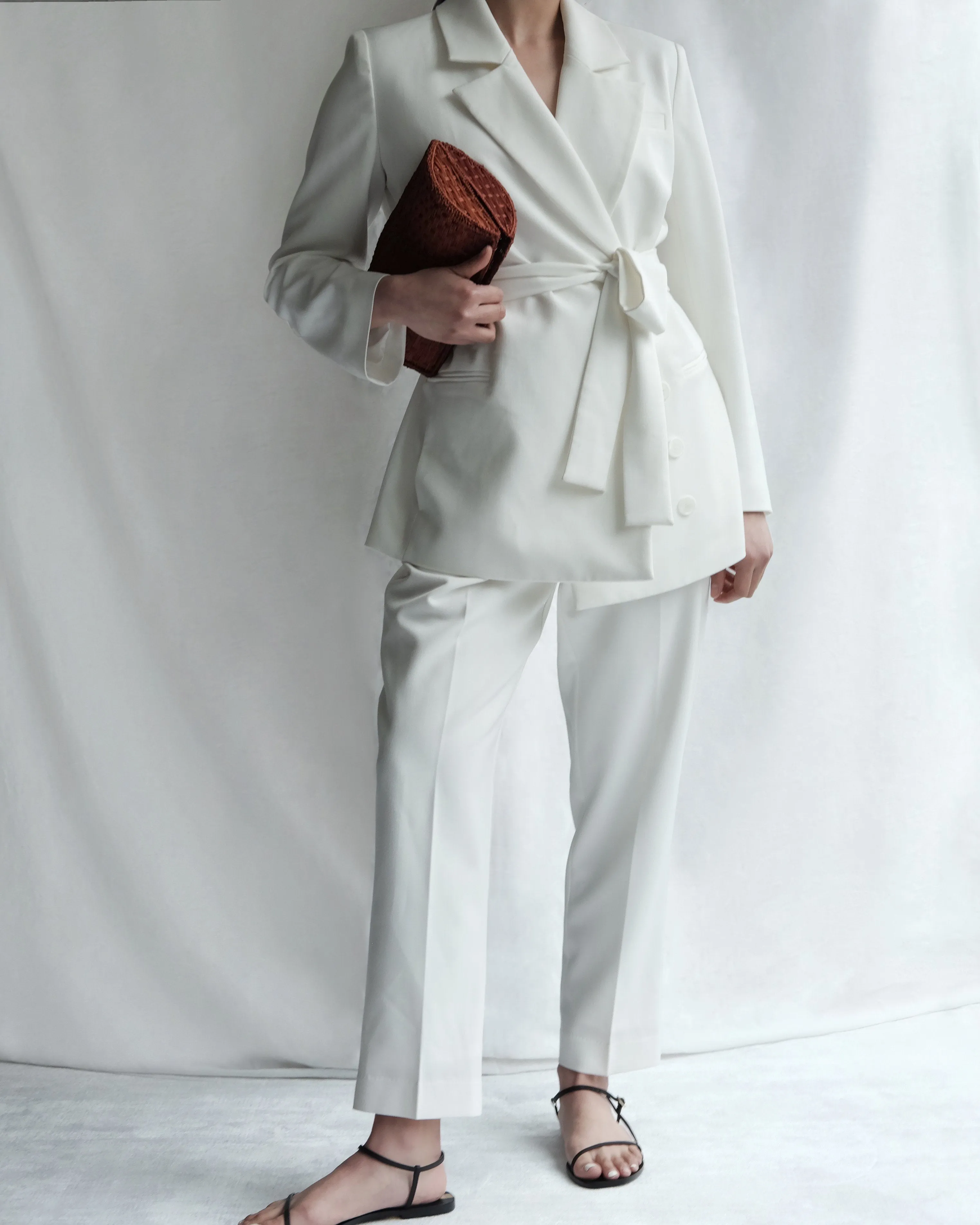 Blair Tie-Front Blazer
