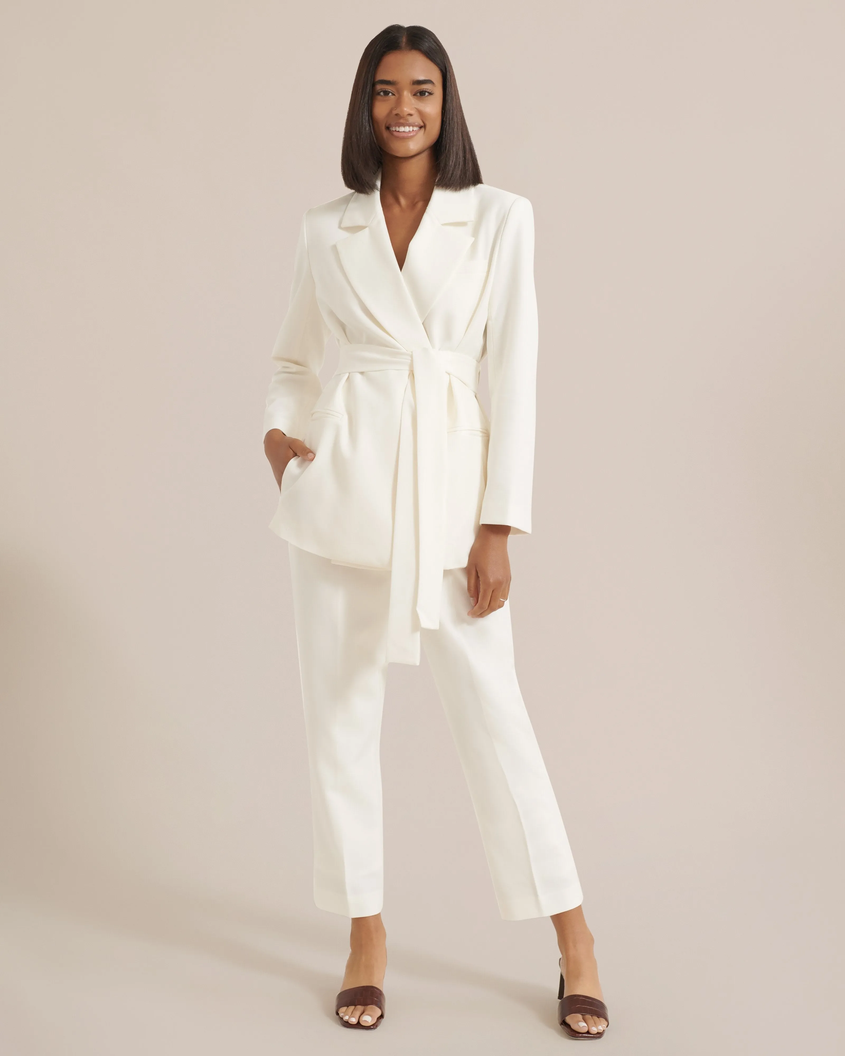 Blair Tie-Front Blazer