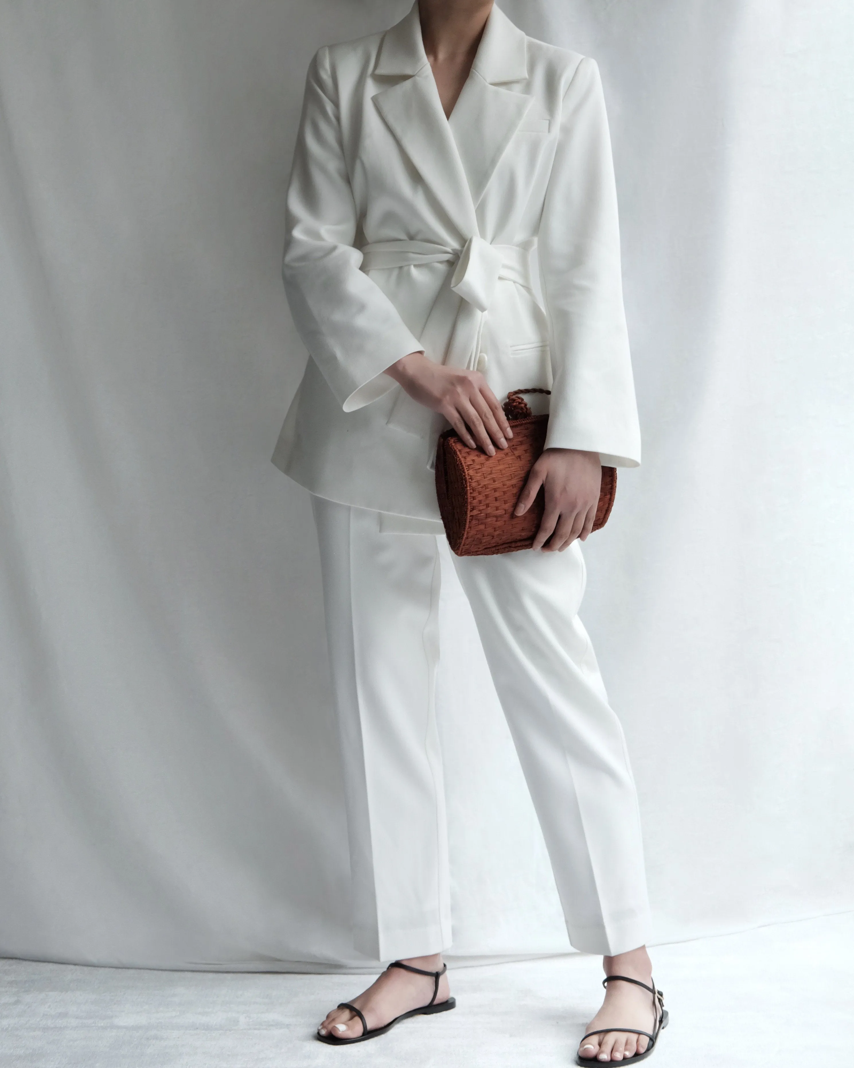Blair Tie-Front Blazer