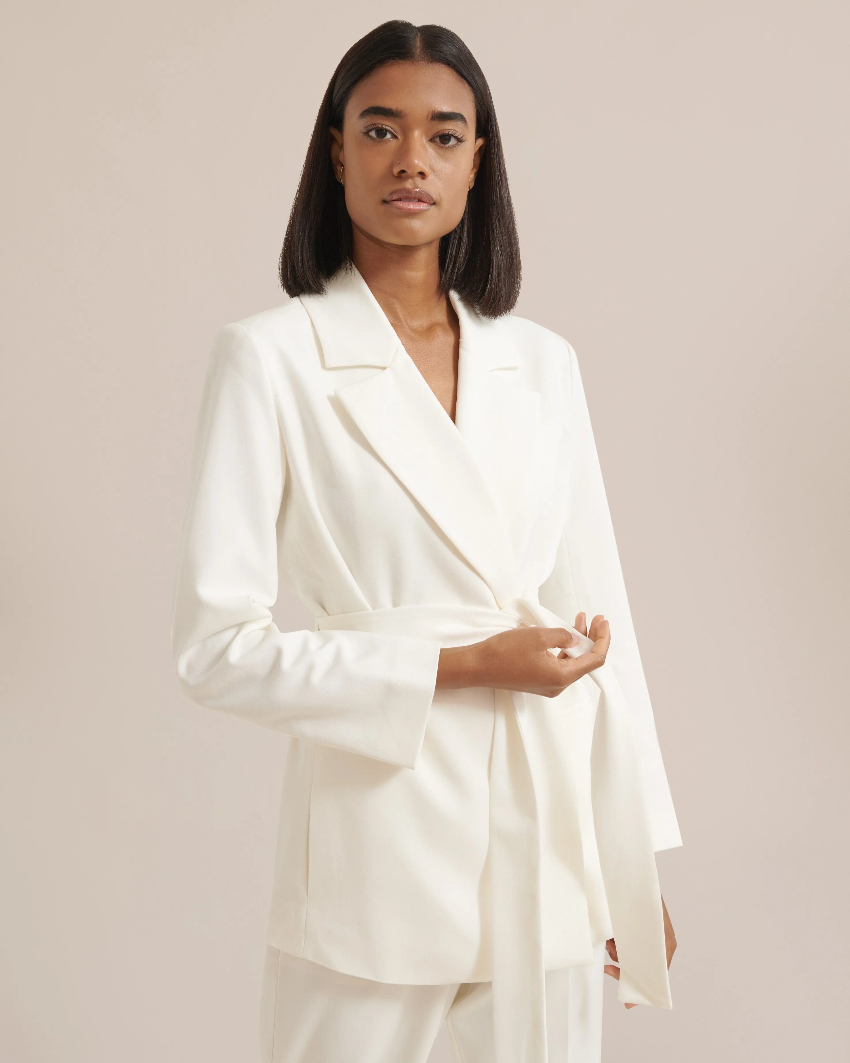 Blair Tie-Front Blazer