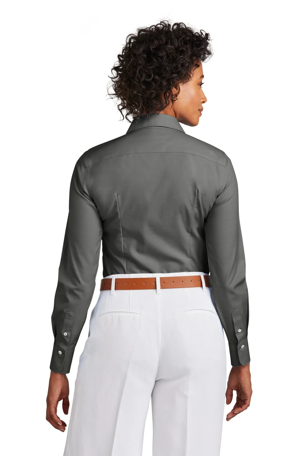 Brooks Brothers Women's Wrinkle-Free Stretch Pinpoint Shirt. BB18001