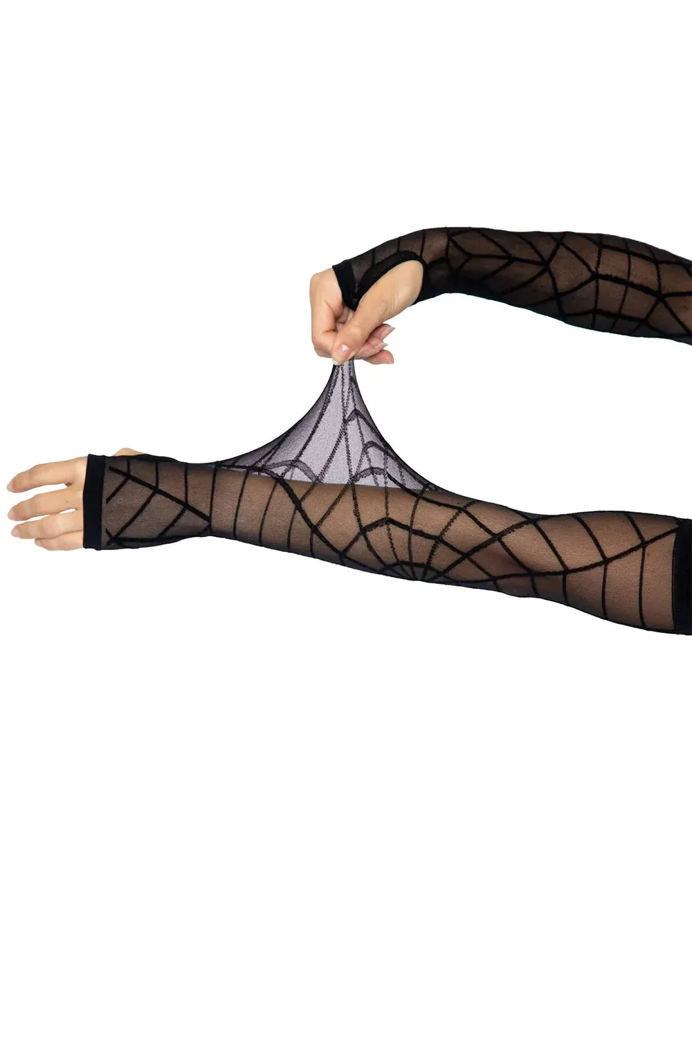 Cobweb Creeps Spiderweb Armwarmers
