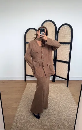 emi two piece in camel