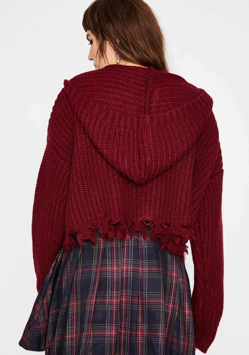 Everything Sucks Crop Sweater