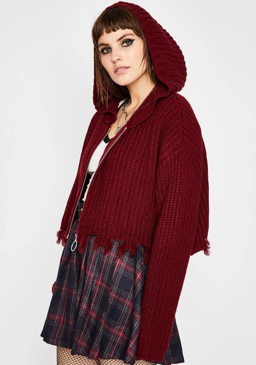 Everything Sucks Crop Sweater
