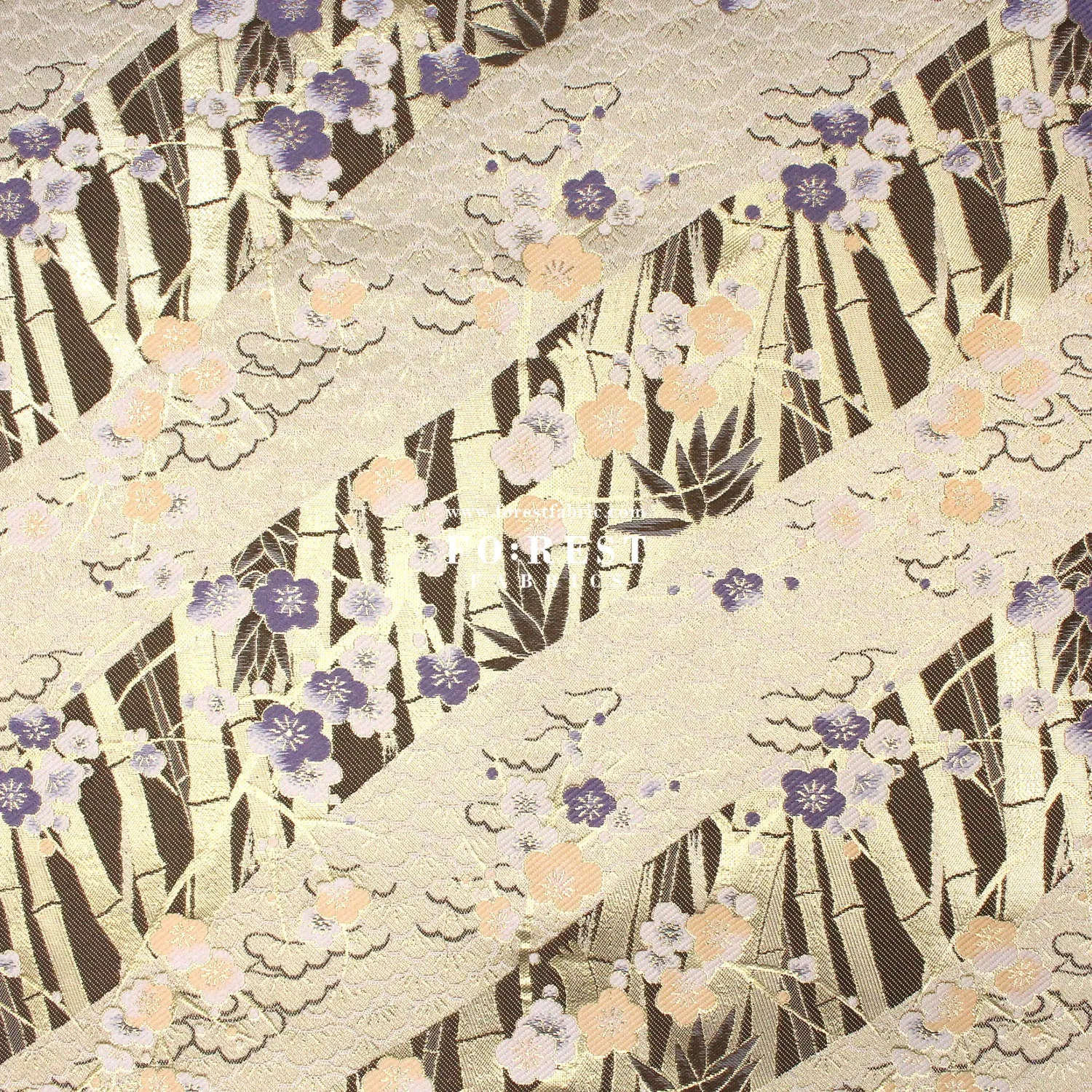 Gold Brocade - Bamboo fabric