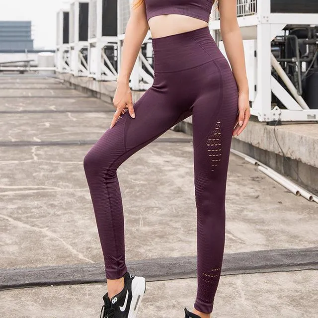 High Waist Seamless Yoga Leggings (5 Colors)