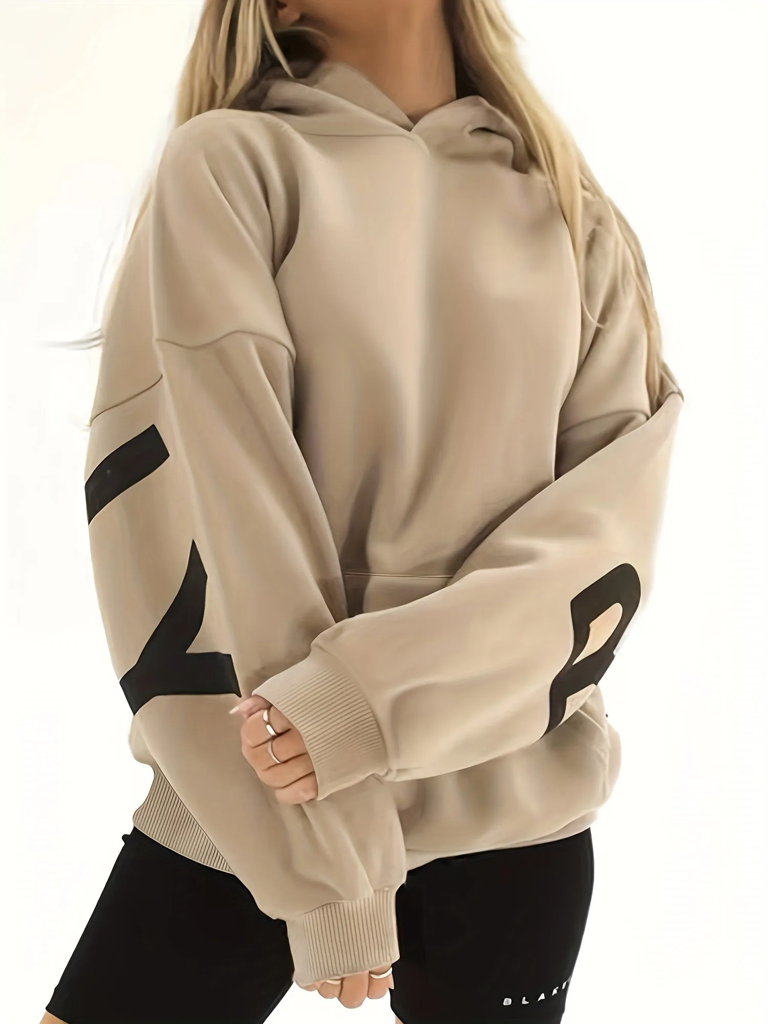 Kangaroo Pocket Trendy & Cozy hoodie Sweatshirt for Women