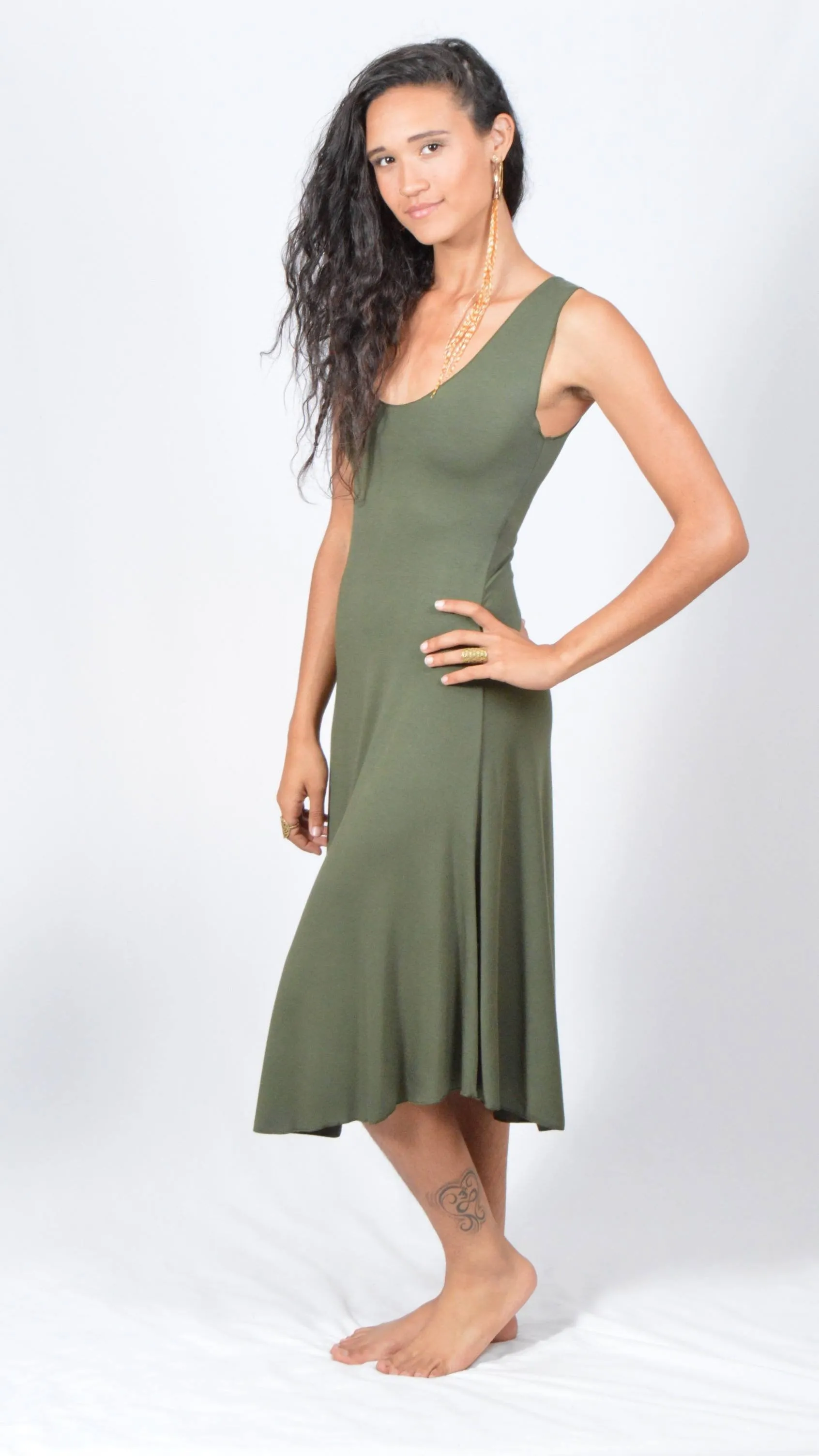 Long Ladderback Dress