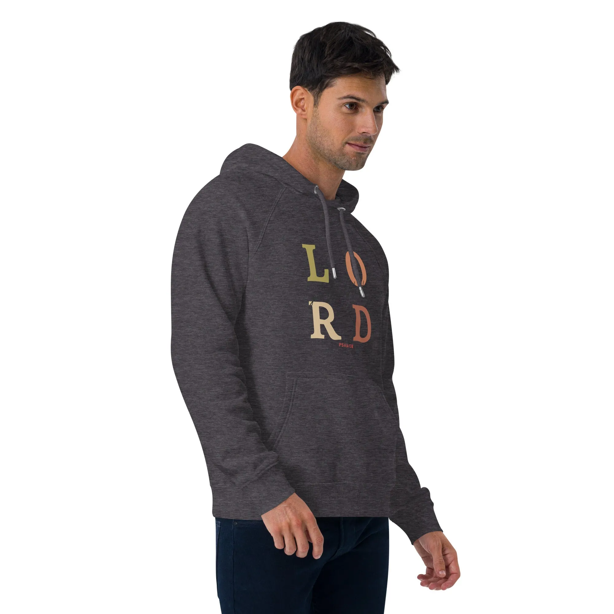 Lord Give Thanks Graphic Men Eco Raglan Hoodie
