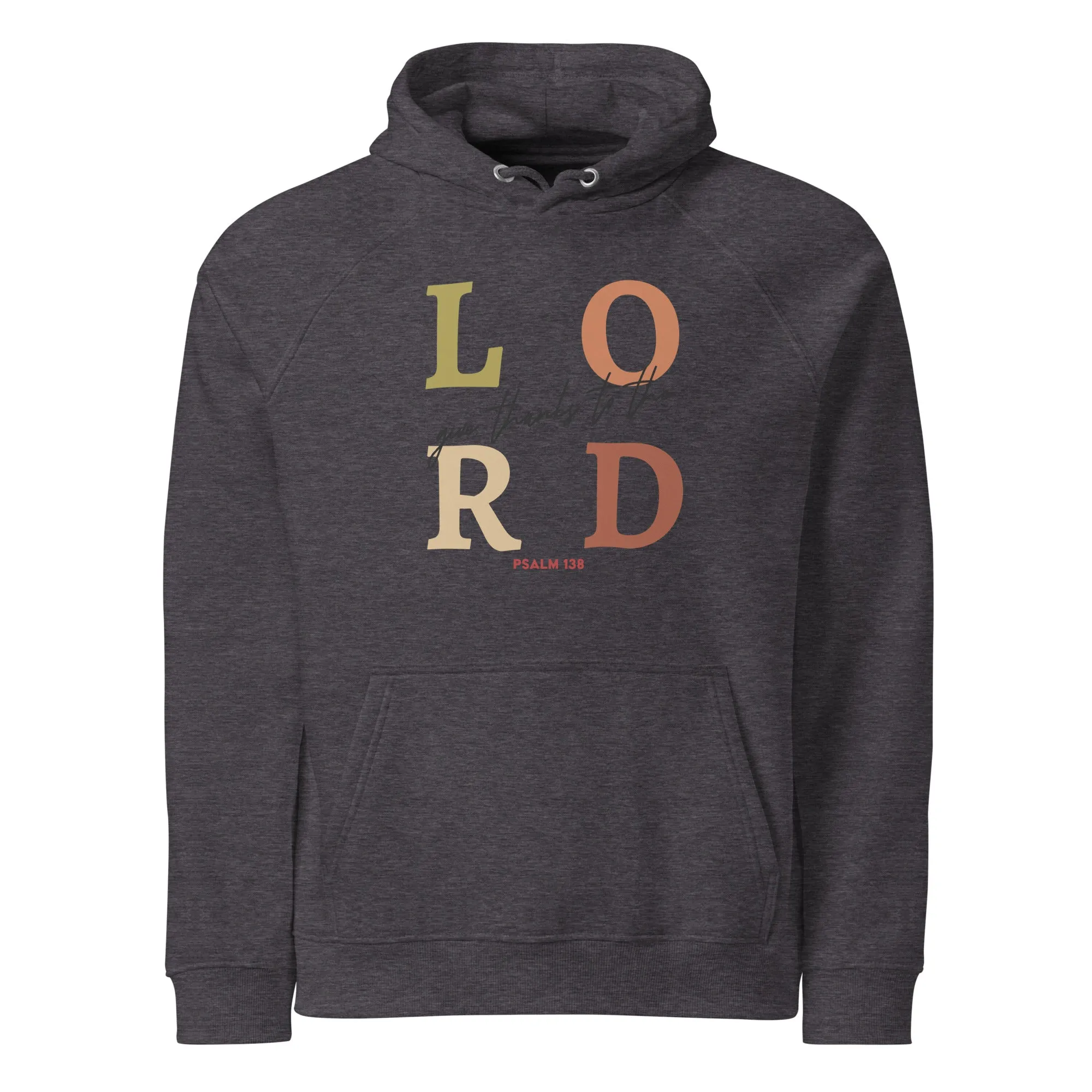 Lord Give Thanks Graphic Men Eco Raglan Hoodie