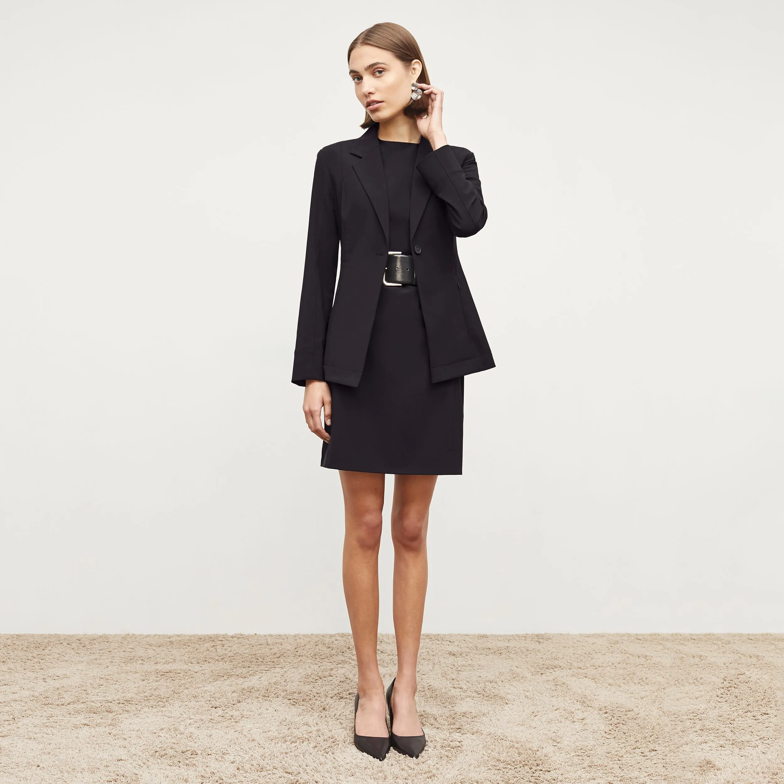 Maaza Dress - OrigamiTech :: Black