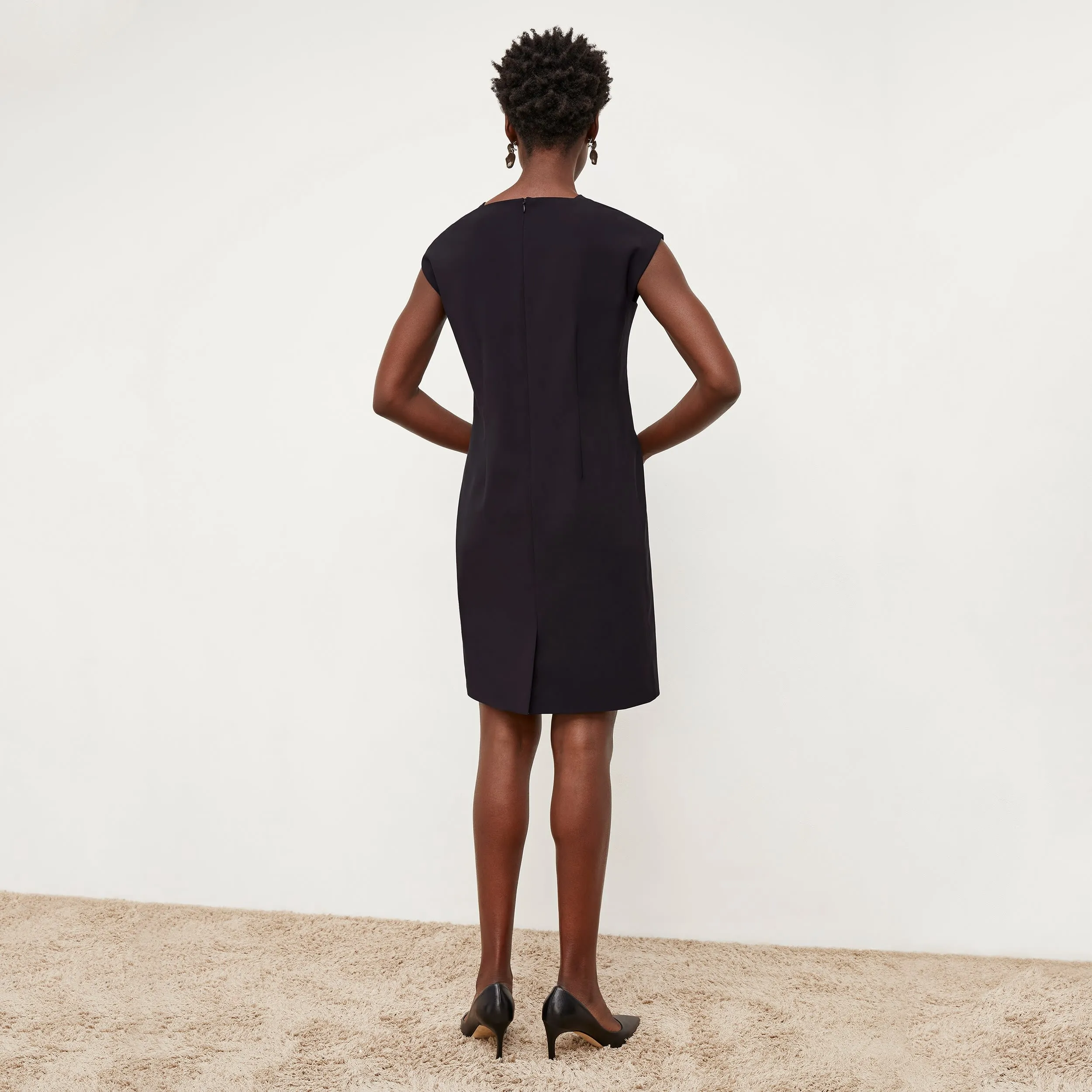 Maaza Dress - OrigamiTech :: Black