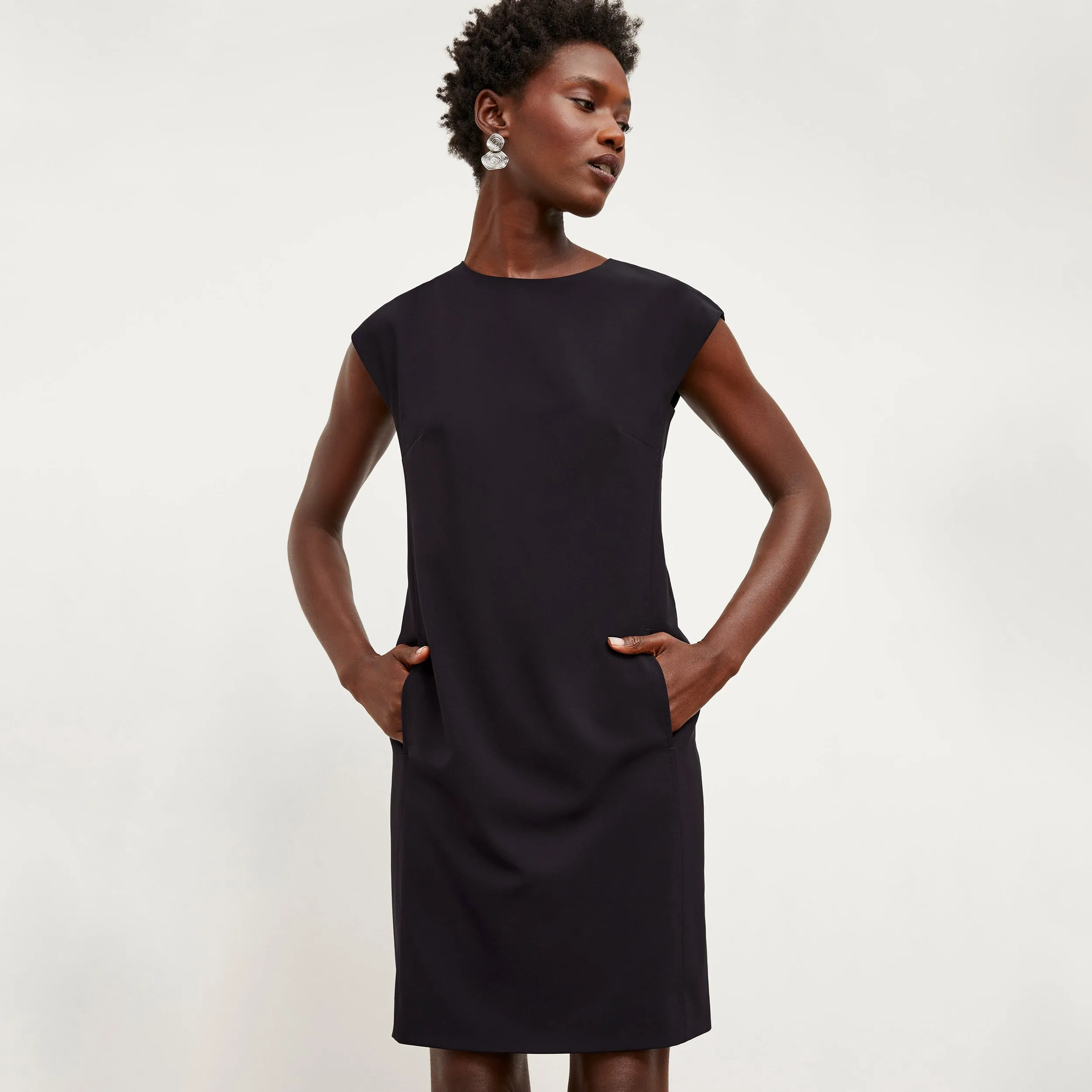 Maaza Dress - OrigamiTech :: Black