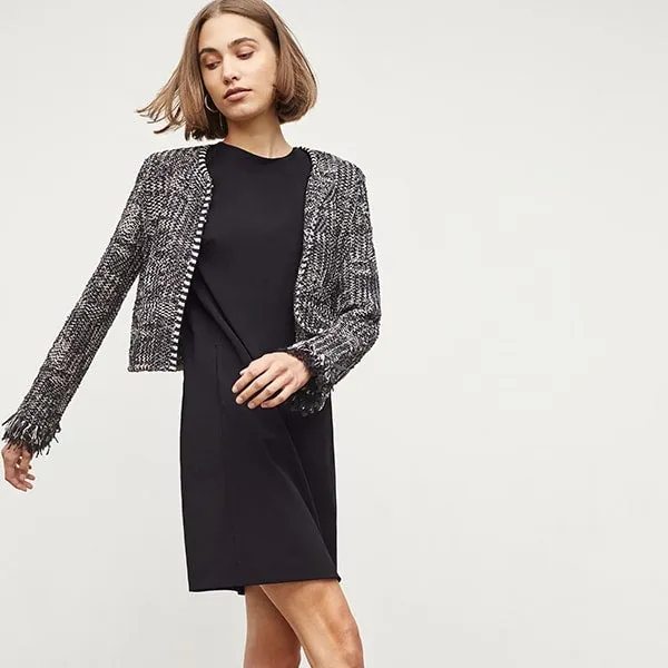 Maaza Dress - OrigamiTech :: Black