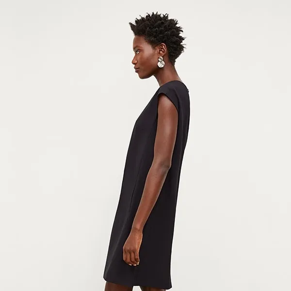 Maaza Dress - OrigamiTech :: Black