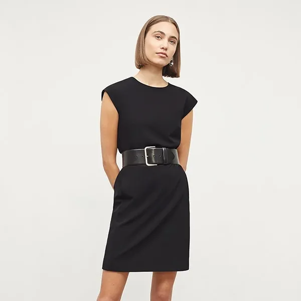 Maaza Dress - OrigamiTech :: Black