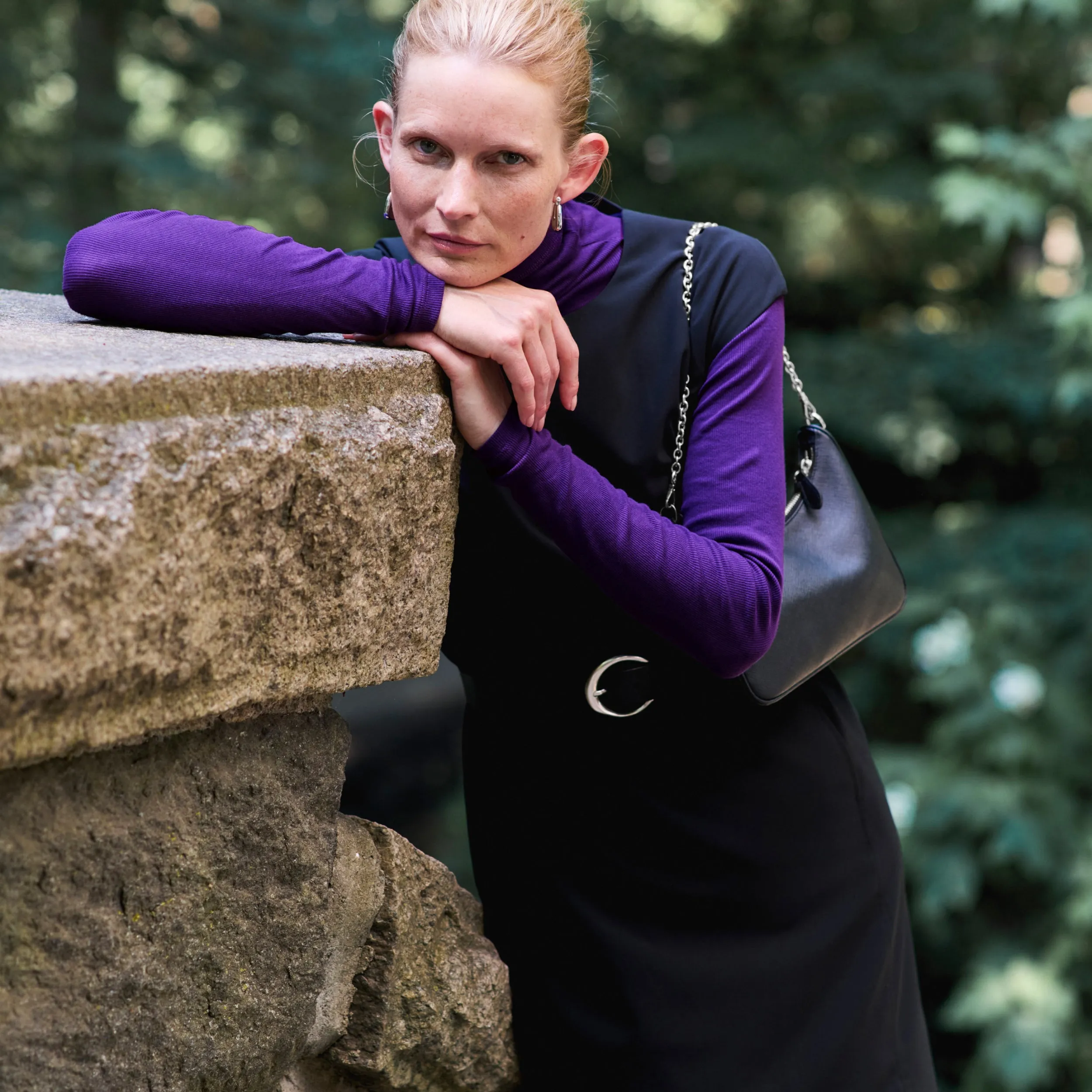 Maaza Dress - OrigamiTech :: Black