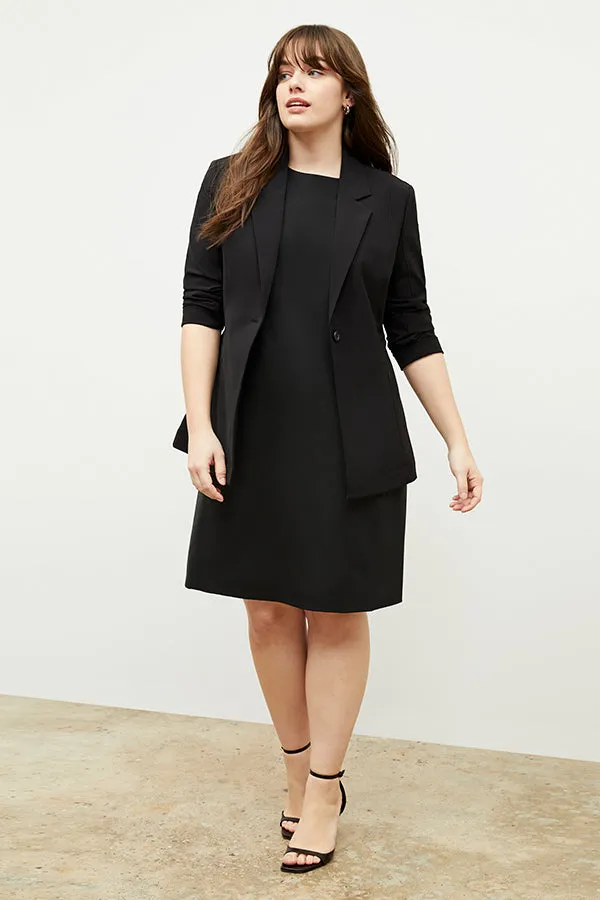 Maaza Dress - OrigamiTech :: Black