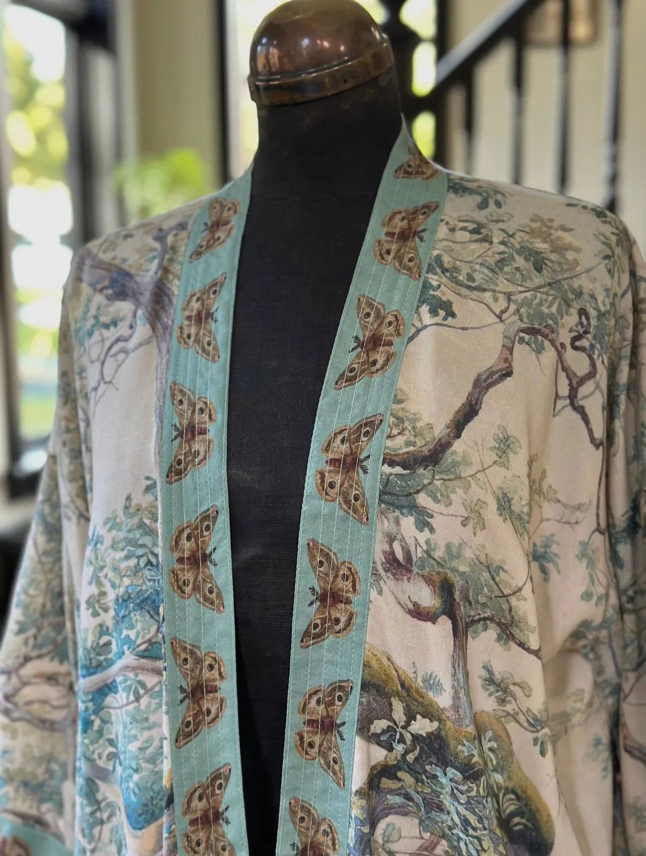 MARKET OF STARS Earth and Sky Short Bamboo Artisan Kimono