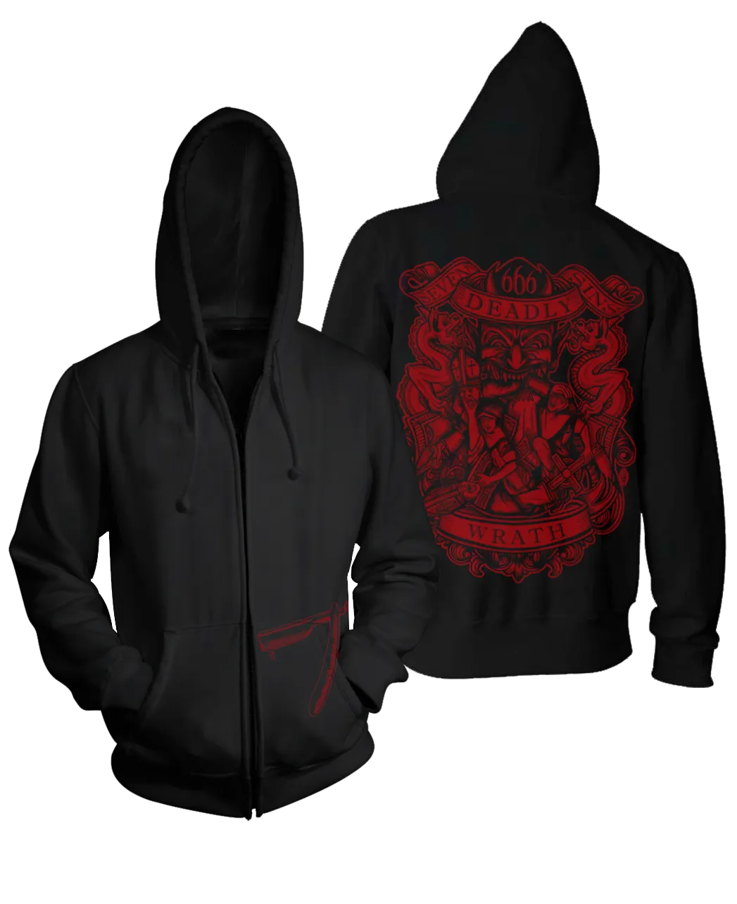 Mens Wrath Hoodie