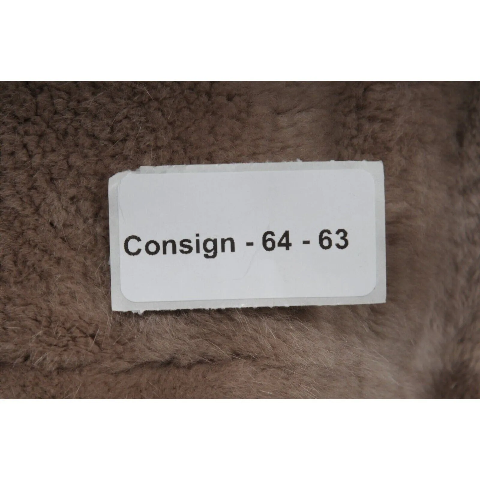 Nutria Fur Jacket Vest 46 XL Tan Silk Nylon Zip Up Parka
