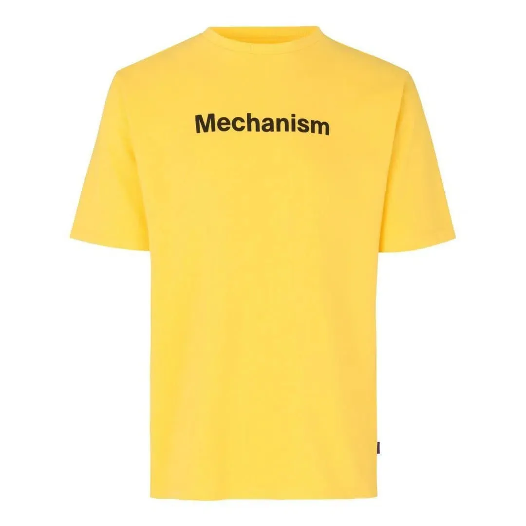 PAS NORMAL STUDIOS Mechanism  TShirt Short Sleeve - Yellow