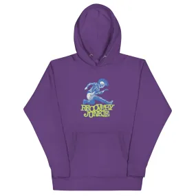 Recovery Junkie Punk Skull Hoodie