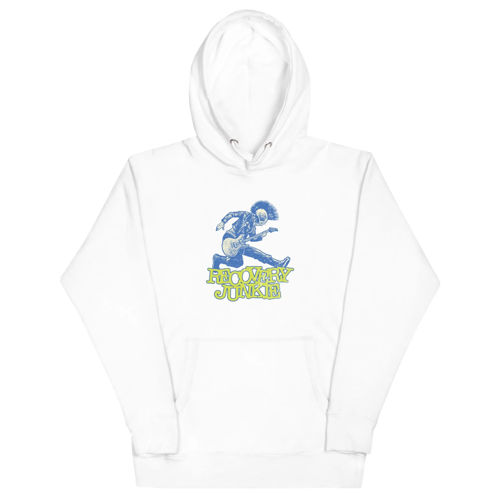 Recovery Junkie Punk Skull Hoodie