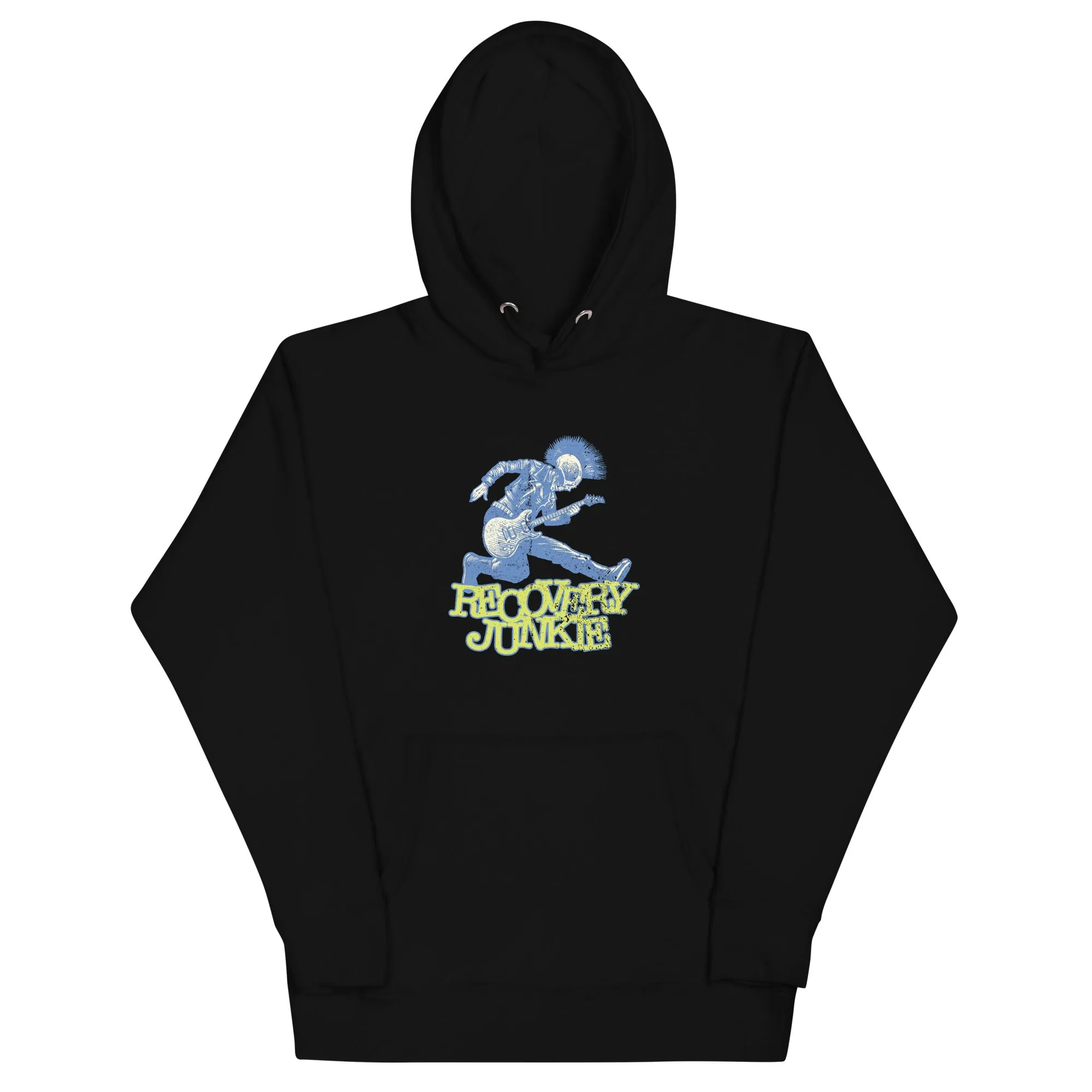 Recovery Junkie Punk Skull Hoodie