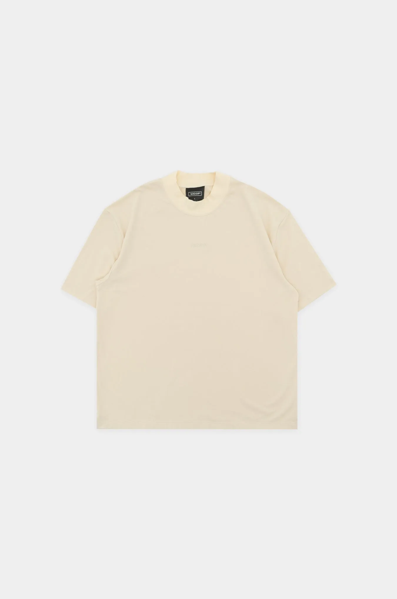 SKOOP® Basiks Mock Neck Shirt Ivory