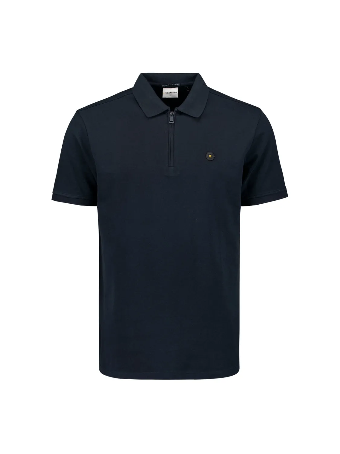 Sleek Polo Shirt with Stretch and Minimalist Design | Night