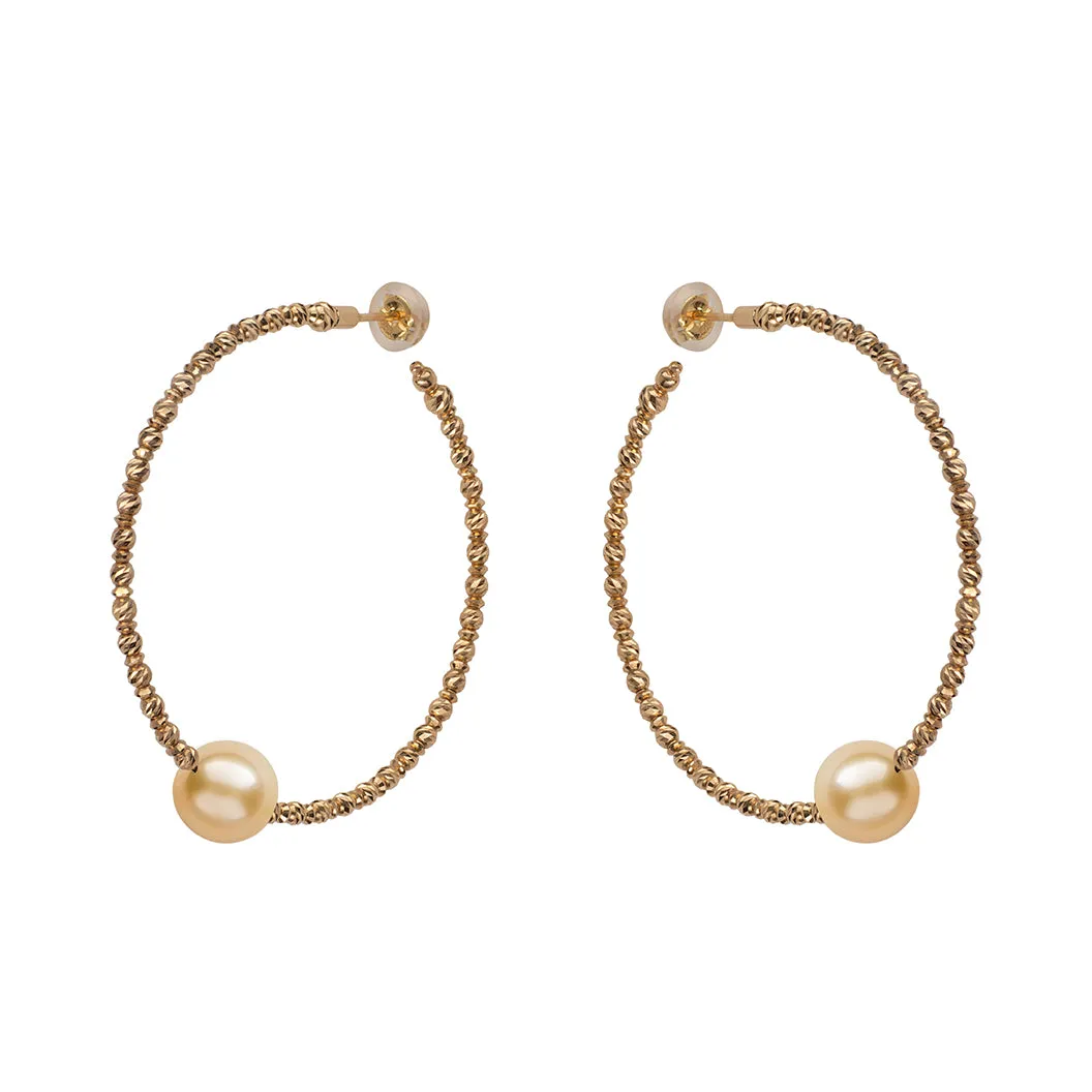 Sparkle Bangle Hoop Earrings