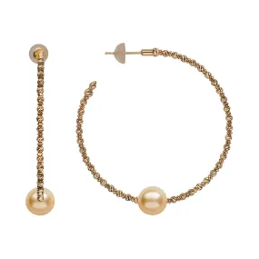 Sparkle Bangle Hoop Earrings