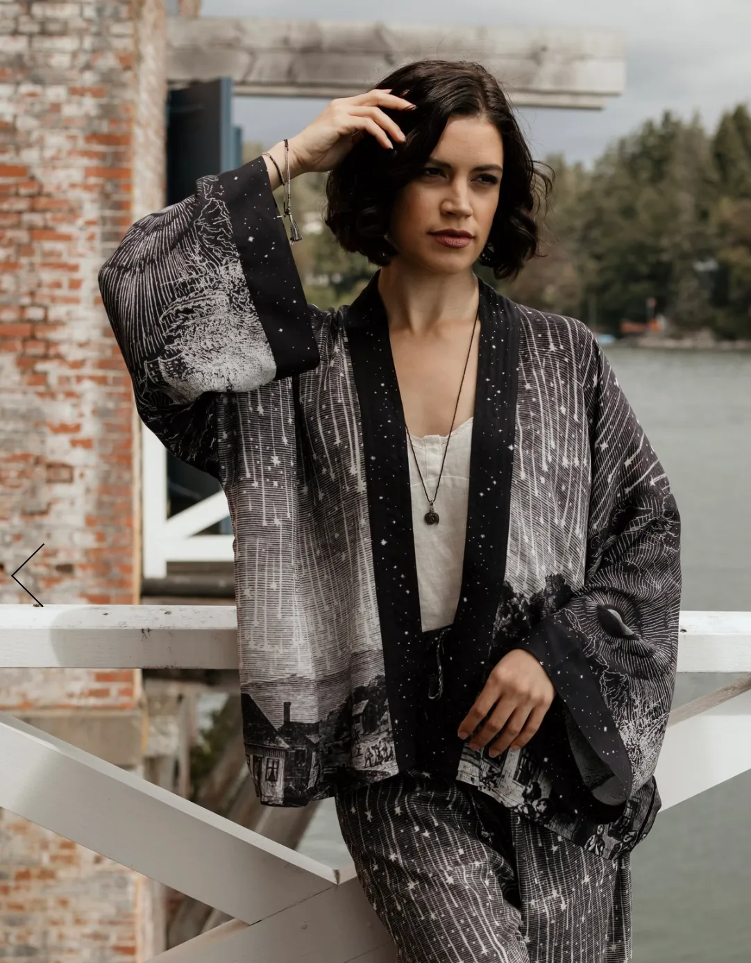 Stargazer Starduster Pixie Cropped Kimono Duster by Market of Stars