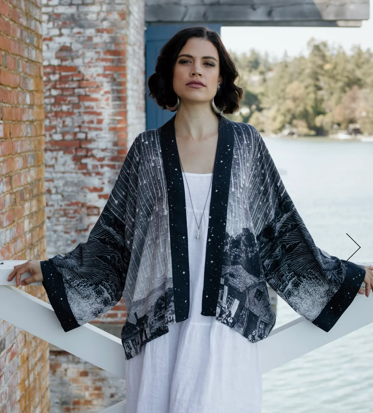 Stargazer Starduster Pixie Cropped Kimono Duster by Market of Stars