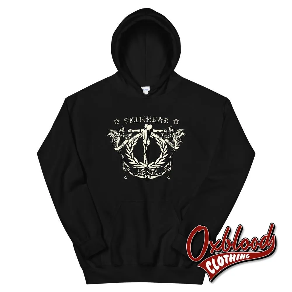 Tattoo Crucified Skinhead Hoodie - Punk, Ska, Oi!, Reggae