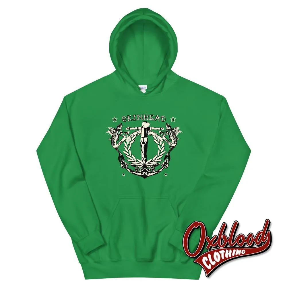 Tattoo Crucified Skinhead Hoodie - Punk, Ska, Oi!, Reggae