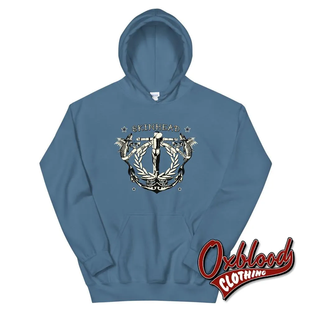 Tattoo Crucified Skinhead Hoodie - Punk, Ska, Oi!, Reggae