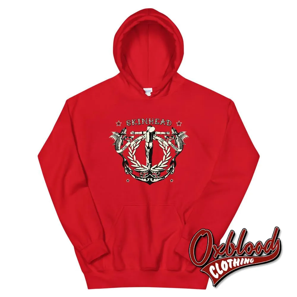 Tattoo Crucified Skinhead Hoodie - Punk, Ska, Oi!, Reggae