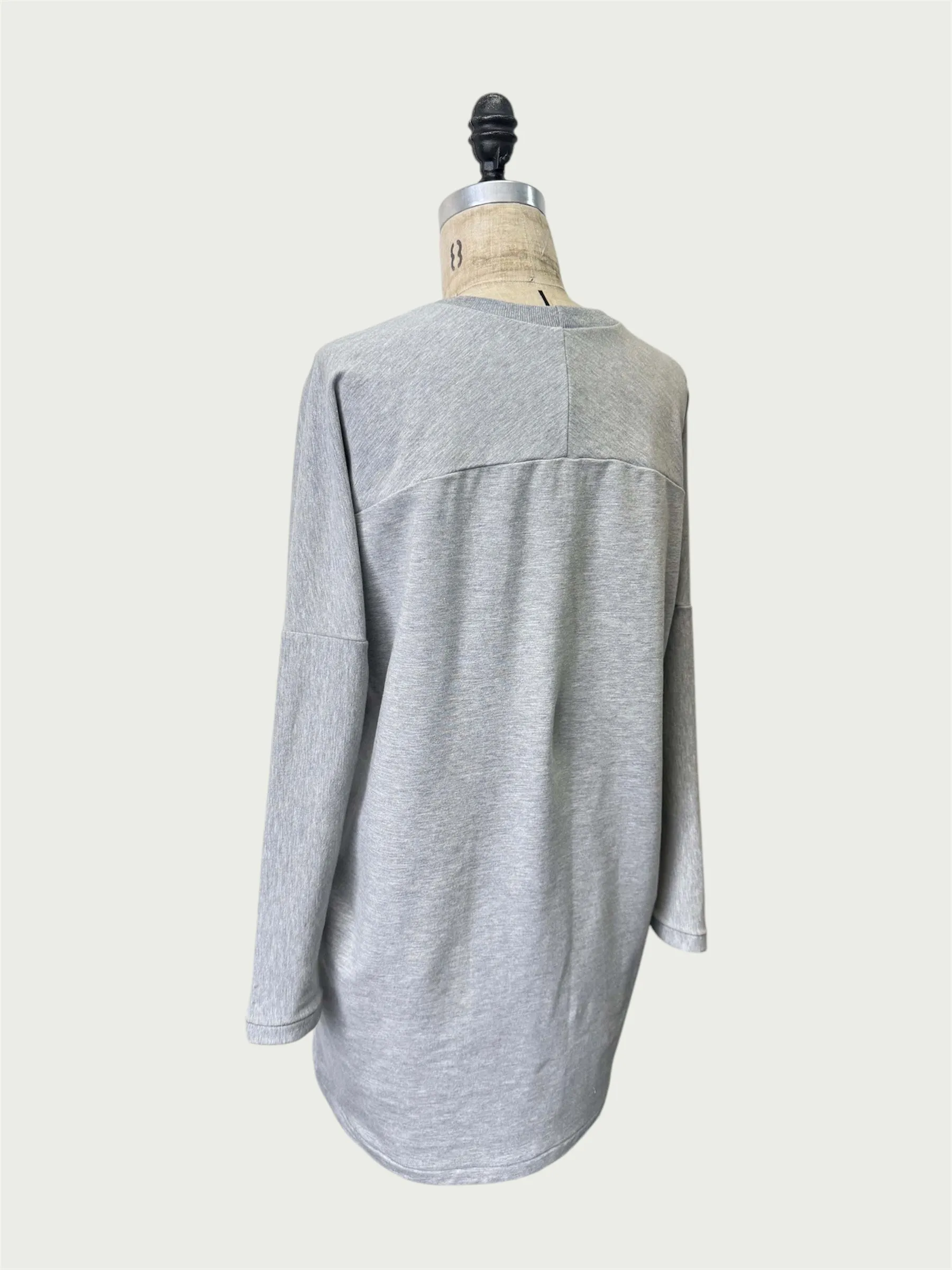 Terry Tunic in Grey, medium / OG Price: $188.00