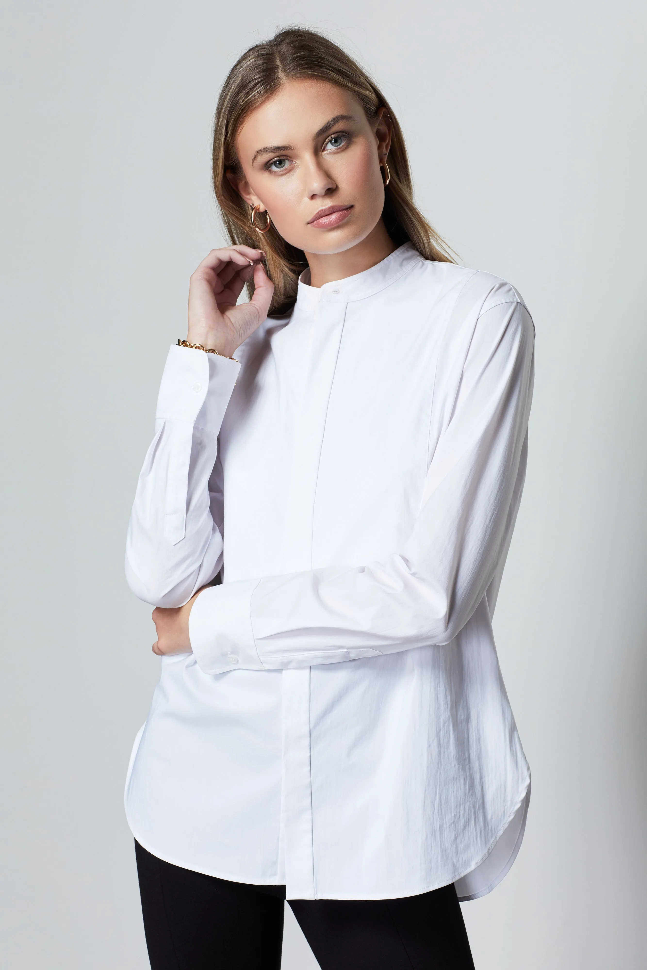 THE COCKTAIL TUX SHIRT | WHITE001