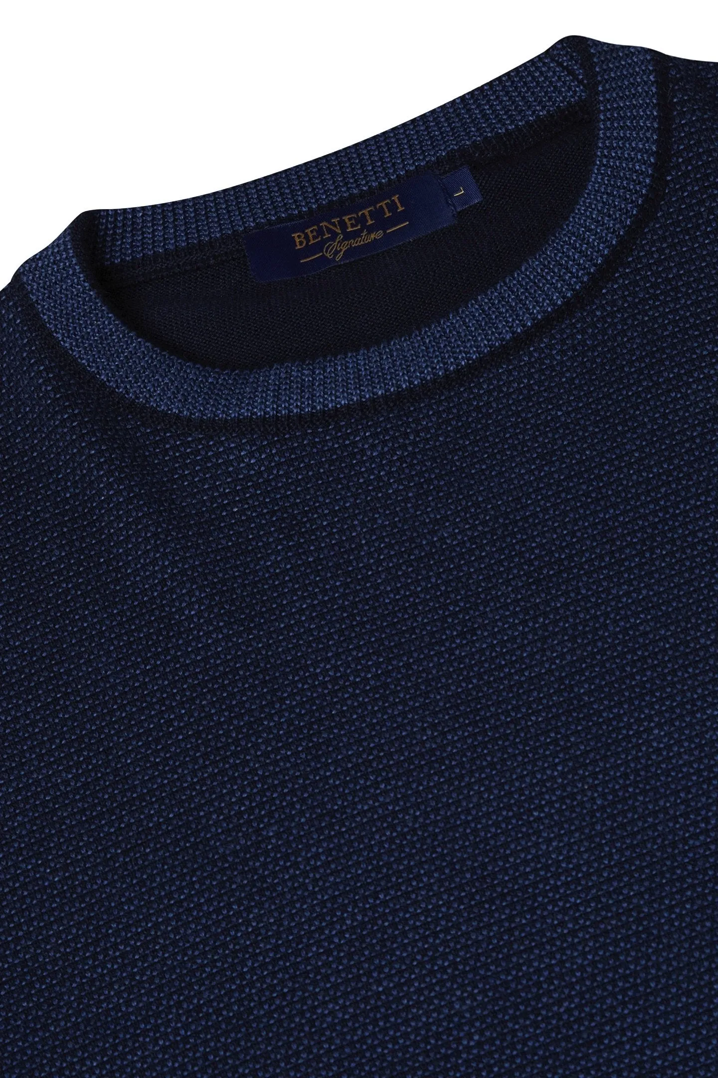TREVOR INDIGO CREW NECK
